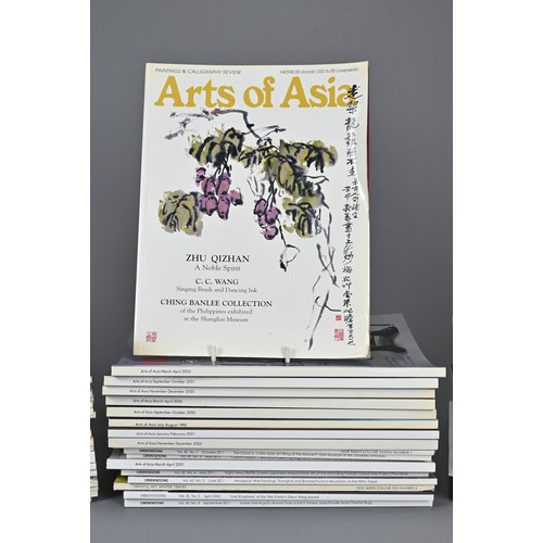 314 - SIXTY EIGHT REFERENCE CATALOGUES ON ASIAN ART, including 'Arts of Asia', 'Oriental Art', 'Orientatio... 