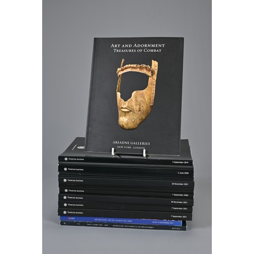 315 - TWELVE REFERENCE CATALOGUES ON ANTIQUITIES AND ANCIENT ART, including Timeline Auctions, Artcurial a... 