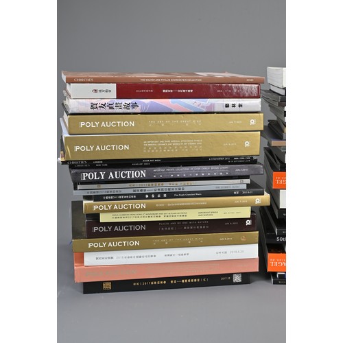 308 - SEVENTY SIX AUCTION REFERENCE CATALOGUES, MOSTLY ON ASIAN ART, including Poly Auction, Sotheby's, Ch... 