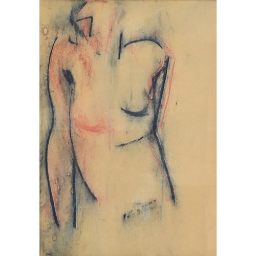 370 - Mary Stork (1938-2007) - 'Lament' (1991), pastel on paper, signed and dated '127 91' lower left, wit... 