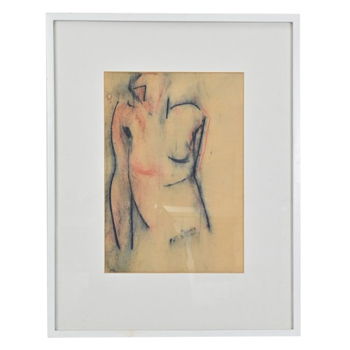 370 - Mary Stork (1938-2007) - 'Lament' (1991), pastel on paper, signed and dated '127 91' lower left, wit... 