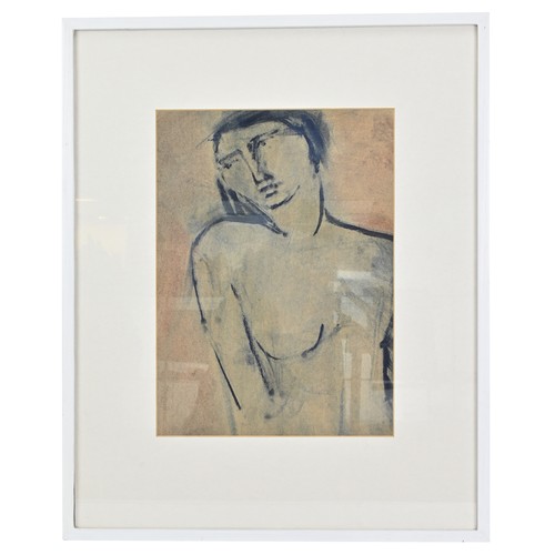 369 - Mary Stork (1938-2007) - 'Romantic Figure' (1991), pastel on paper, signed and dated '91' lower left... 