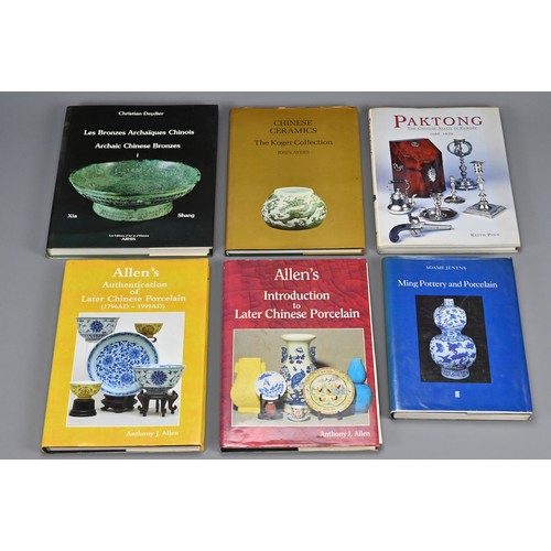 283 - SIX REFERENCE BOOKS ON CHINESE ART AND HISTORY, to include: 'Bronzes: Xia & Shang' by Christian Deyd... 