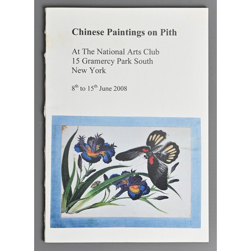 200 - SCARCE BOOK ON CHINESE PAINTINGS ON PITH AT THE NATIONAL ARTS CLUB 15 GRAMERCY PARK SOUTH NEW YORK 8... 