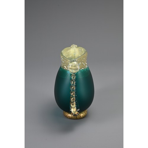 315 - A JAPANESE GREEN GLASS ART VASE BY KUNIAKI KUROKI, LATE 20TH CENTURY. One of Japan’s leading glass a... 