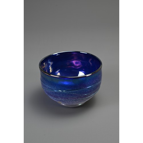 314 - A JAPANESE CONTEMPORARY (HEISEI ERA) GLASS TEA BOWL (CHAWAN) BY NISHINAKA YUKITO. Japanese Contempor... 