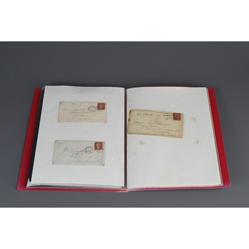 341 - A STAMP ALBUM MOUNTED WITH GB STAMPS VICTORIAN-ELIZABETH II. Including: a large collection of 1d Pen... 