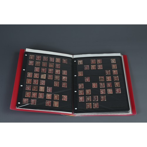 341 - A STAMP ALBUM MOUNTED WITH GB STAMPS VICTORIAN-ELIZABETH II. Including: a large collection of 1d Pen... 