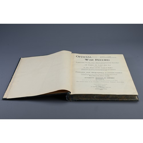 328 - OFFICIAL WAR RECORD, THE WARS OF THE UNITED STATES, WASHINGTON 1899. Including numerous engraved pla... 