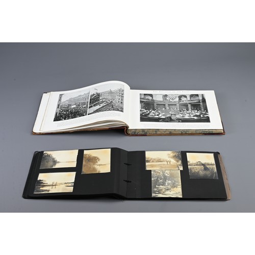 330 - AN ALBUM OF PHOTOGRAPHS OF WWI BRITISH NAVAL INTEREST. Mounted with photographs of Midshipmen Abroad... 