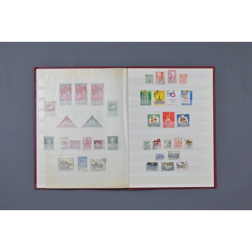 242 - A COLLECTION OF CHINESE AND HONG KONG STAMPS. Republic period and later stamps in an eight page A4 a... 