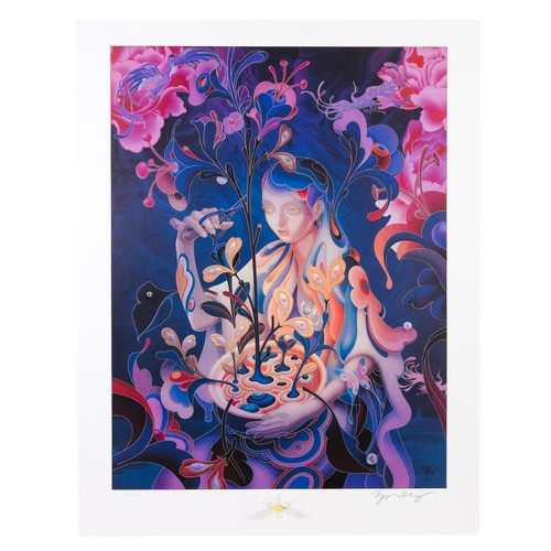 304 - James Jean (Taiwanese-American b.1979), 'The Editor (Night Mode)', limited edition embellished print... 