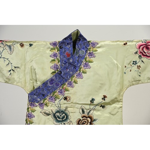 228 - A GROUP OF CHINESE EMBROIDERED SILK AND GAUZE CHILDREN'S ROBES, EARLY-LATE 20TH CENTURY. Comprising:... 