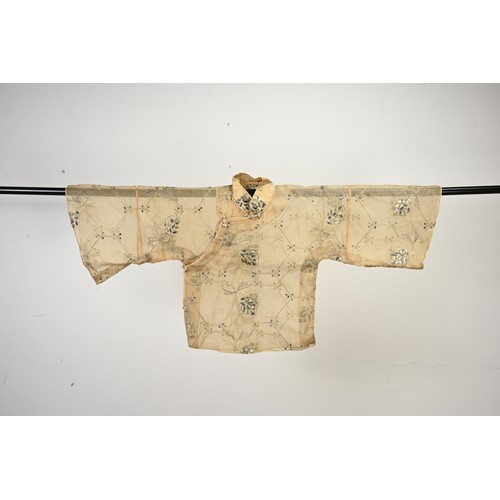 228 - A GROUP OF CHINESE EMBROIDERED SILK AND GAUZE CHILDREN'S ROBES, EARLY-LATE 20TH CENTURY. Comprising:... 