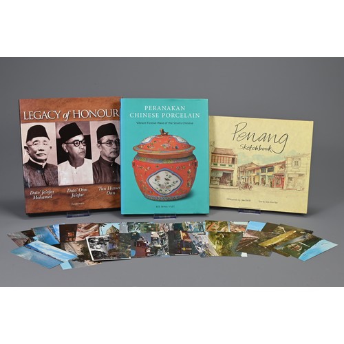 320 - REFERENCE BOOKS AND POSTCARDS. To include Peranakan Chinese Porcelain by Kee Ming Yuet, Hardcover, 2... 