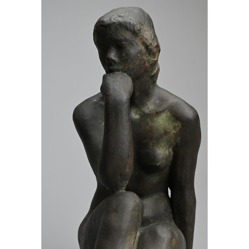 308 - A JAPANESE BRONZE NUDE, MASAHIKO YAMAMOTO, 20TH CENTURY. ‘First Love’ by Masahiko Yamamoto (the son ... 