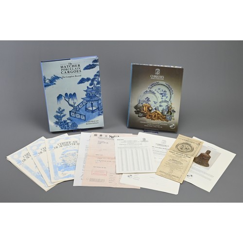 309 - TWO BOOKS ON CHINESE EXPORT PORCELAIN. The Nanking Cargo Chinese Export Porcelain and Gold, by Chris... 