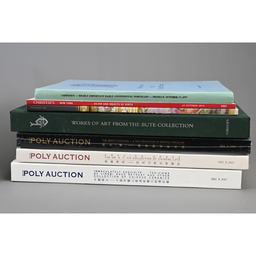 314 - A MIXED GROUP OF REFERENCE BOOKS AND CATALOGUES. To include three Poly Auction Catalogues on Chinese... 