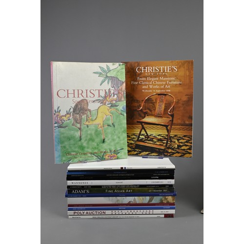 315 - A MIXED QUANTITY OF VARIOUS AUCTION CATALOGUES. Mainly Asian Art catalogues to include Christie's, S... 