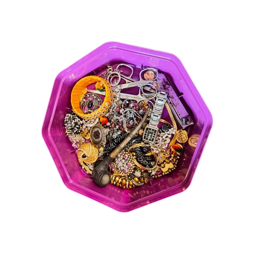 12 - BOX OF COSTUME JEWELLERY