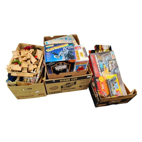 169 - 4 BOXES OF VINTAGE TOYS