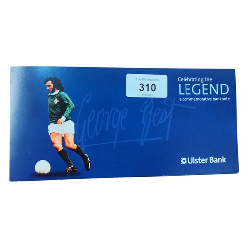 310 - GEORGE BEST £5 NOTE & WALLET