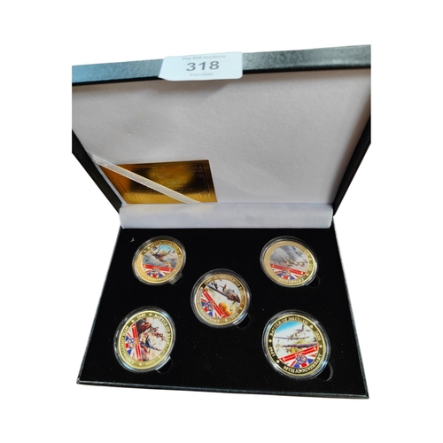 318 - BATTLE OF BRITAIN COINS