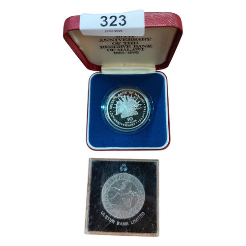 323 - MALAWI PROOF COIN & CROWN