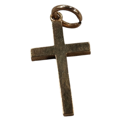 326 - 9CT GOLD CROSS