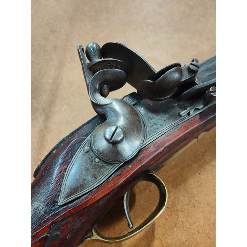 286 - ANTIQUE FLINTLOCK PISTOL