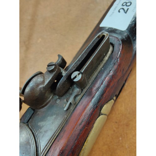 286 - ANTIQUE FLINTLOCK PISTOL