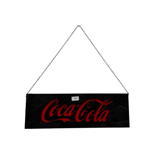 127 - COCA COLA SIGN 55X18CM