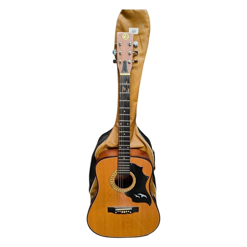 227 - ACCOUSTIC GUITAR AND CASE