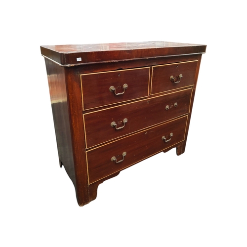 33 - GEORGIAN CHEST OF DRAWERS