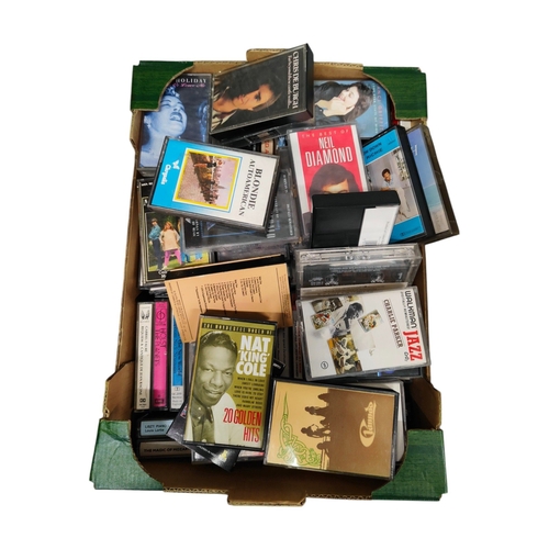 34 - BOX OF CASSETTE TAPES