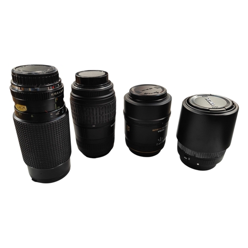 376 - 4 GOOD QUALITY CAMERA LENSES