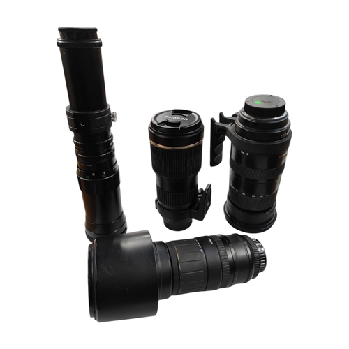 380 - 4 GOOD QUALITY CAMERA LENSES