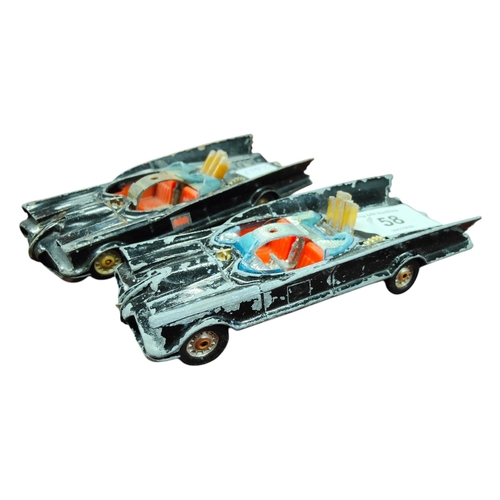 58 - 2 X 1960'S BATMAN CARS