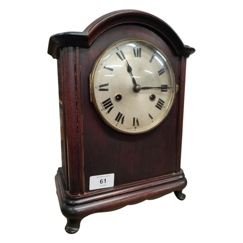 61 - ANTIQUE MANTLE CLOCK