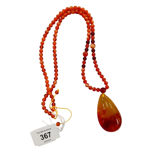 367 - AMBER STYLE NECKLACE