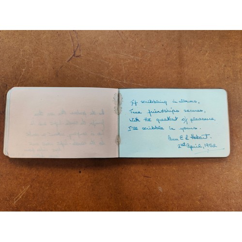 372 - OLD AUTOGRAPH BOOK TO INCLUDE RINTY MONAGHAN