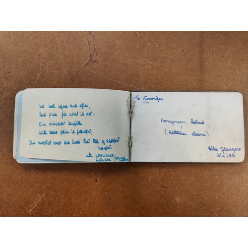 372 - OLD AUTOGRAPH BOOK TO INCLUDE RINTY MONAGHAN