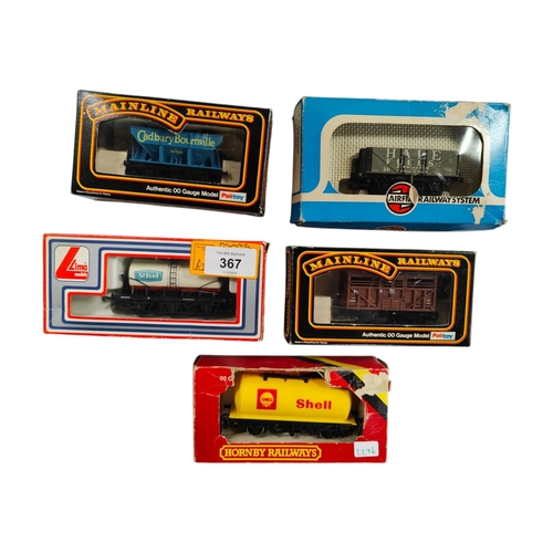 367 - 5 BOXED MODEL RAILWAY WAGONS