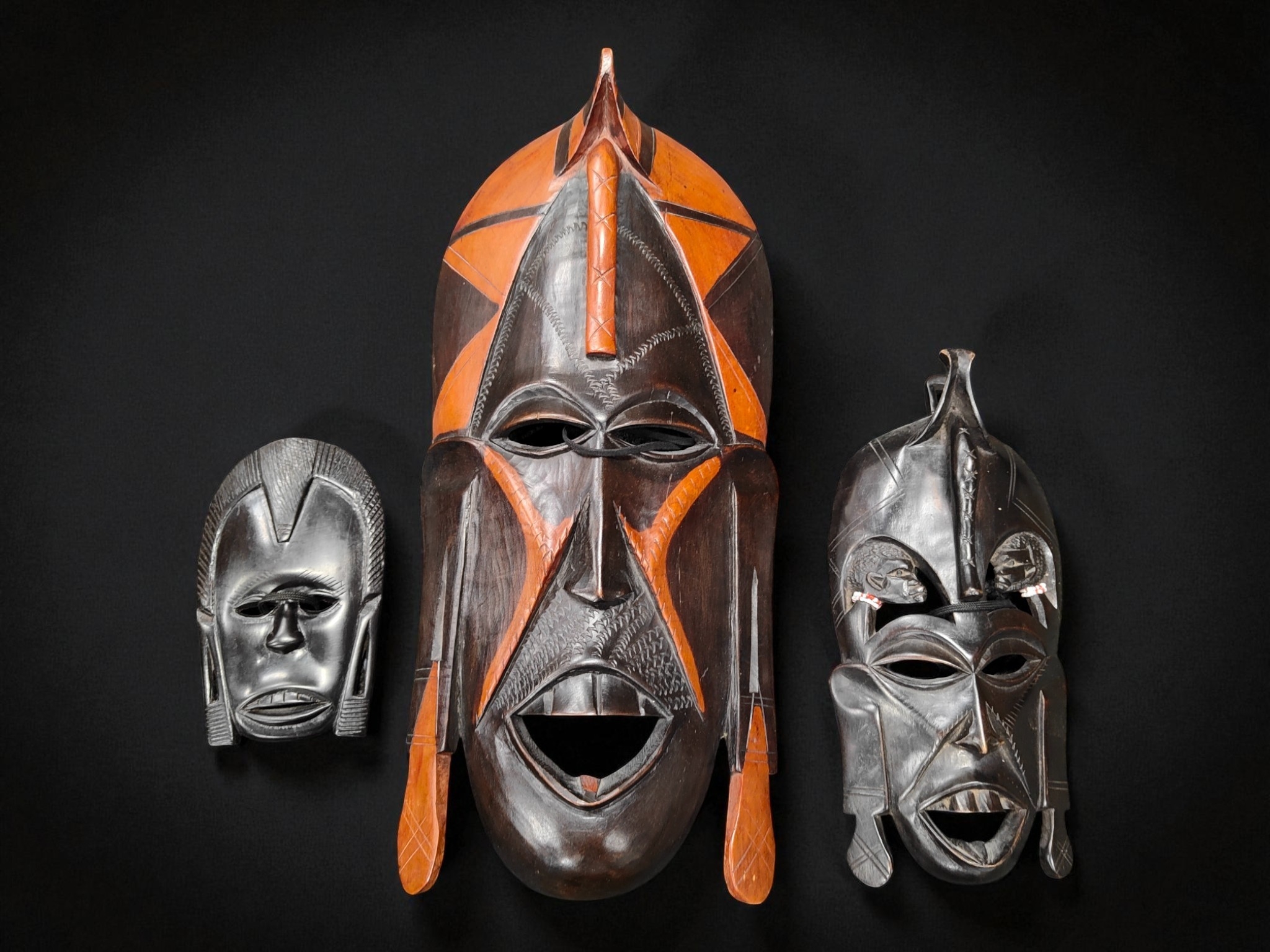 BOX TRIBAL MASKS