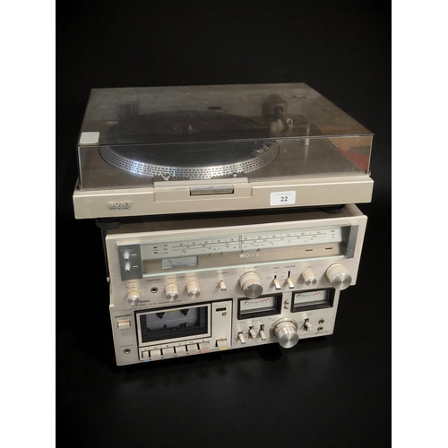 22 - VINTAGE SONY HI-FI SYSTEM