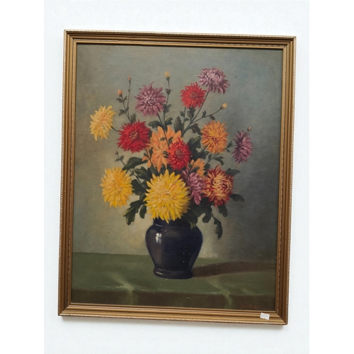 38 - OIL ON BOARD STILL LIFE JOHN TUCKER