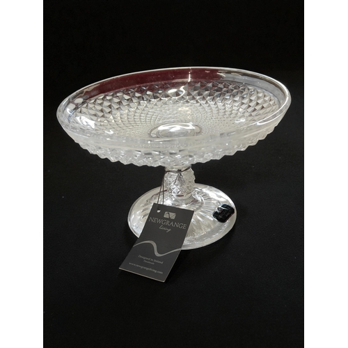 51 - NEWGRANGE, GLASS ENIGMA BALL CANDLEHOLDER