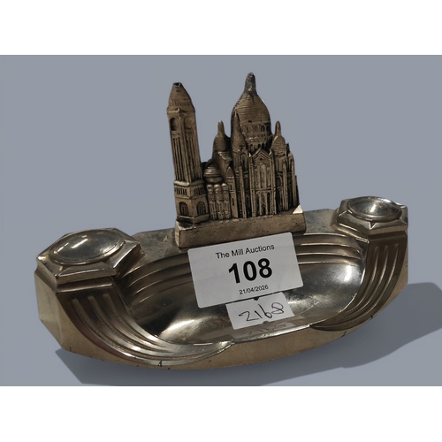 108 - ART DECO INKWELL