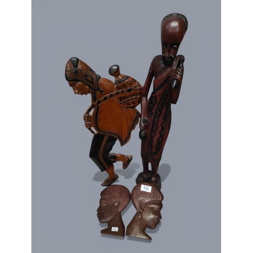 116 - QUANTITY OF TRIBAL FIGURES