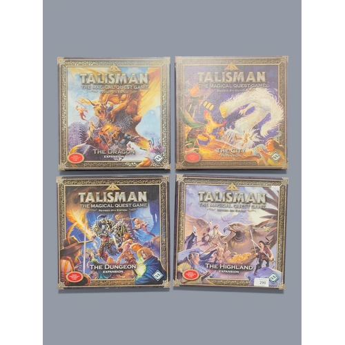 290 - 4 TALISMAN THE QUEST GAMES